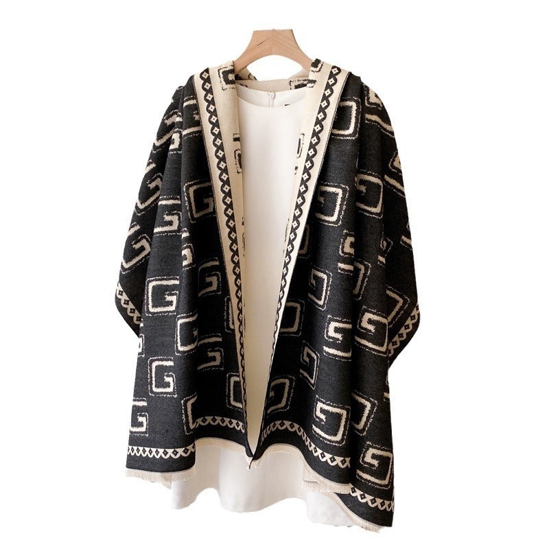 Stay Snug and Stylish with This Plush Shawl