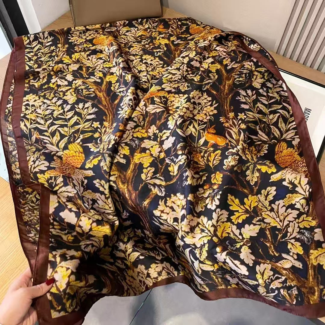 Versatile Satin Scarf for Elegant Day-to-Night Wear