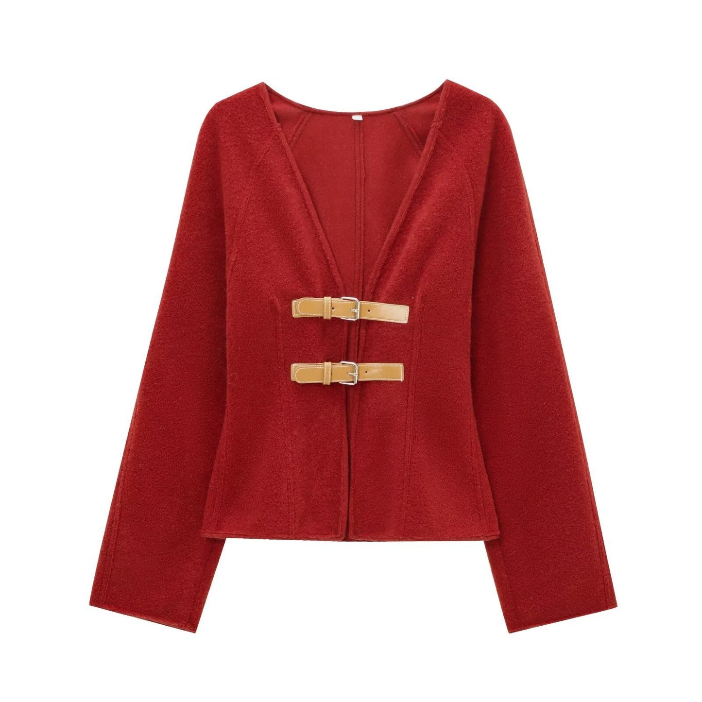 Women’s Soft Coat with Strap – Perfect Fall Layer