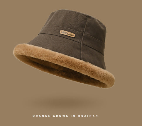 Adorable Plush Bonnet for Cold Days