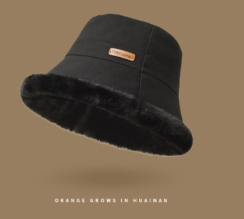Adorable Plush Bonnet for Cold Days