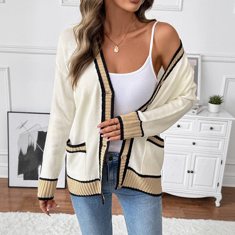 Lightweight Color Block Cardigan – Your Go-To Layer