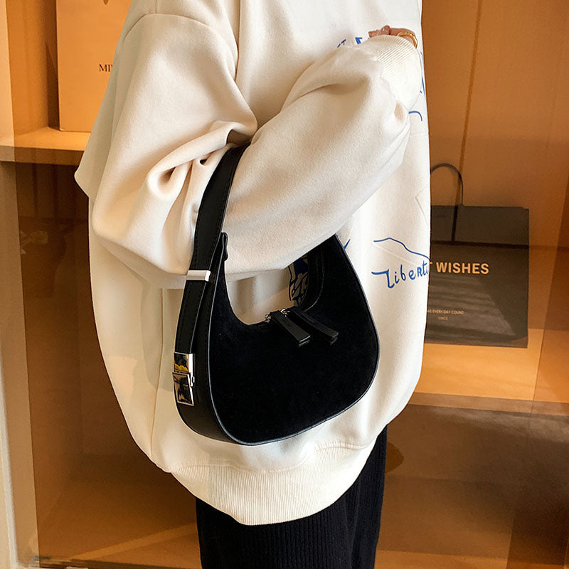 Chic Matte French-Style Handbag for Everyday Elegance