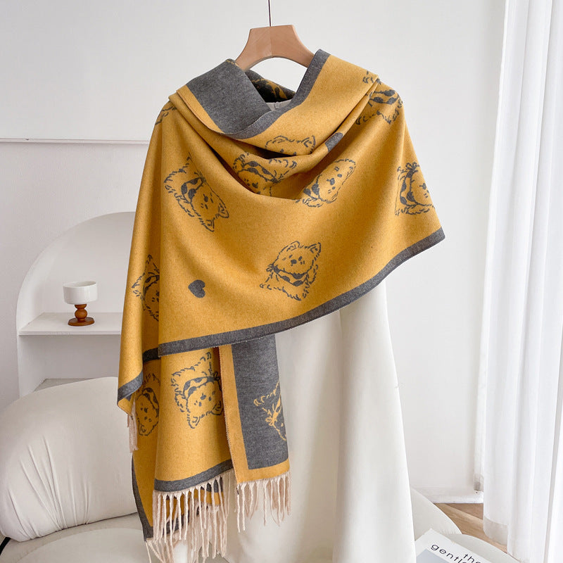 Everyday Warmth Scarf – Double-Sided Charm for Any Outfit