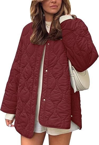 Lightweight Cotton Coat, Loose Fit, Stylish String Accent
