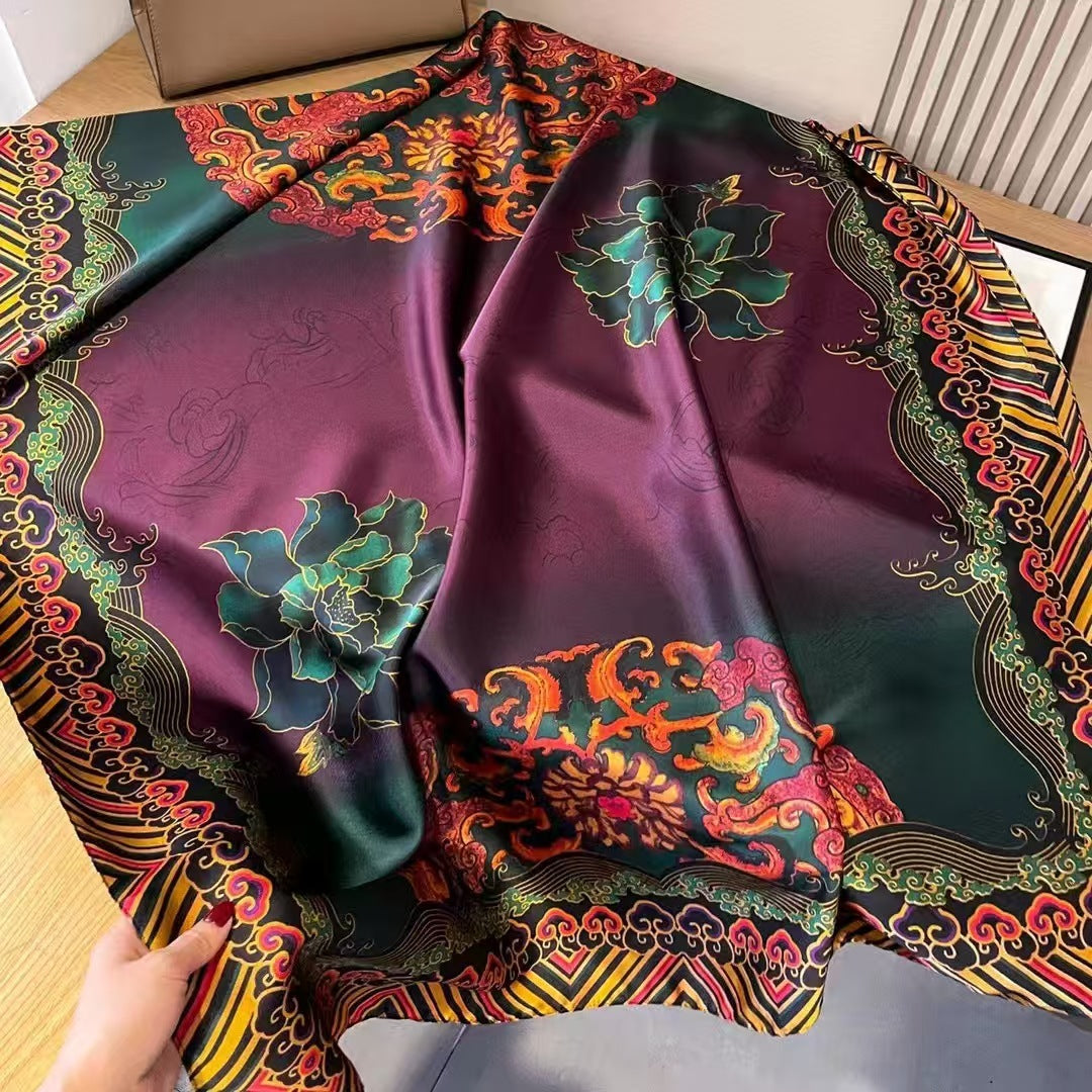 Versatile Satin Scarf for Elegant Day-to-Night Wear