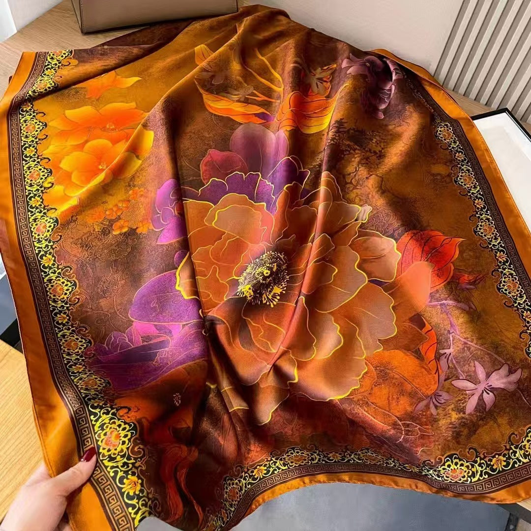 Versatile Satin Scarf for Elegant Day-to-Night Wear
