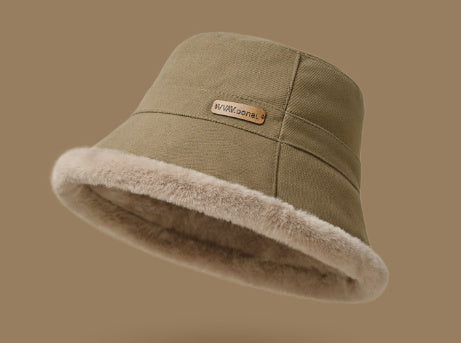 Adorable Plush Bonnet for Cold Days
