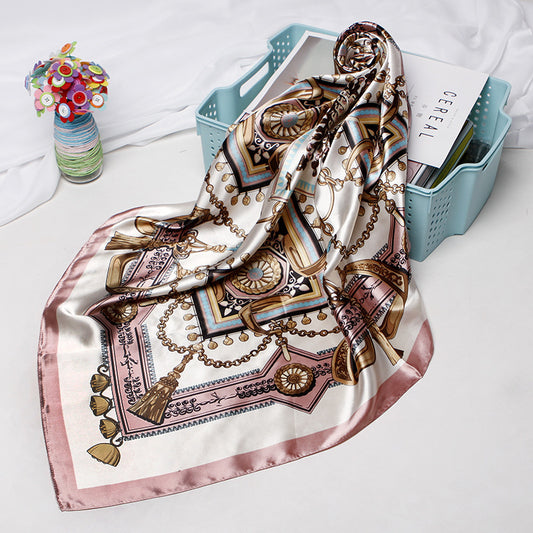 Trendy Silk Head Wrap – For Hair, Neck, or Bag