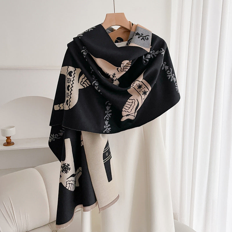 Everyday Warmth Scarf – Double-Sided Charm for Any Outfit
