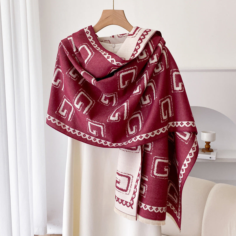 Stay Snug and Stylish with This Plush Shawl