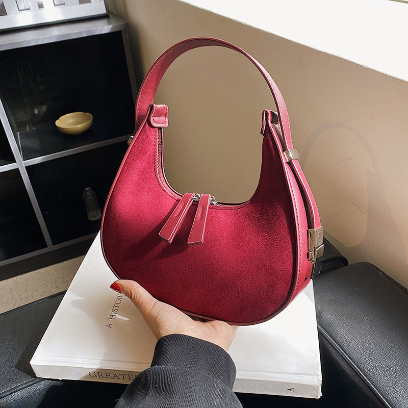 Chic Matte French-Style Handbag for Everyday Elegance