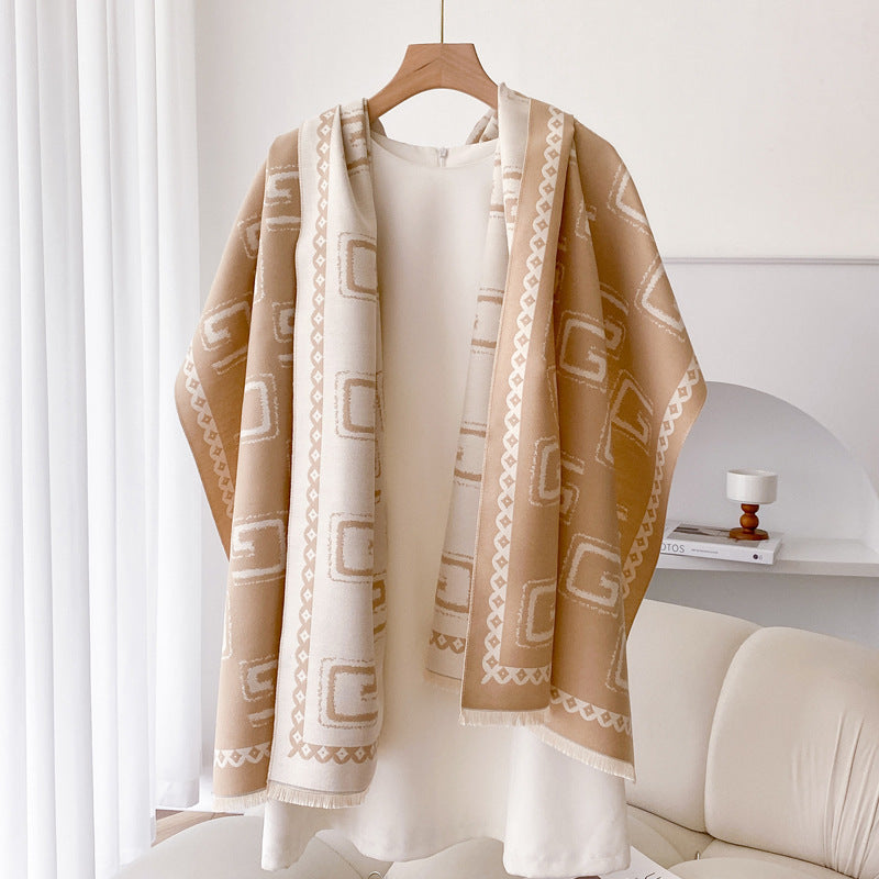 Stay Snug and Stylish with This Plush Shawl