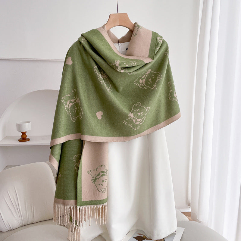 Everyday Warmth Scarf – Double-Sided Charm for Any Outfit