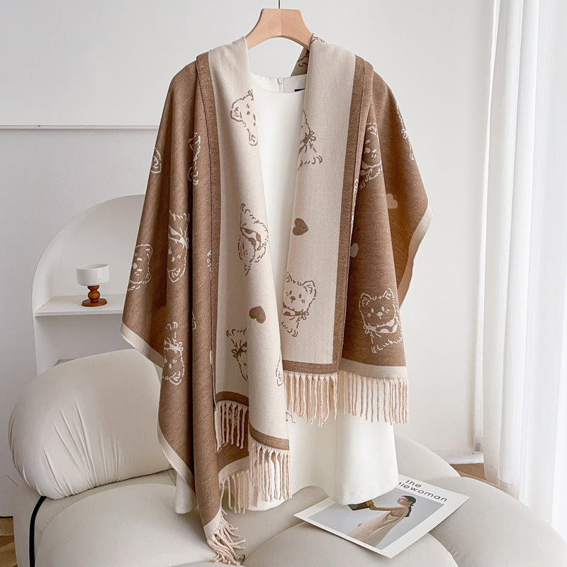 Everyday Warmth Scarf – Double-Sided Charm for Any Outfit