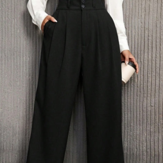 Trendy High Waist Drooping Suit Pants, Perfect Fit Guaranteed