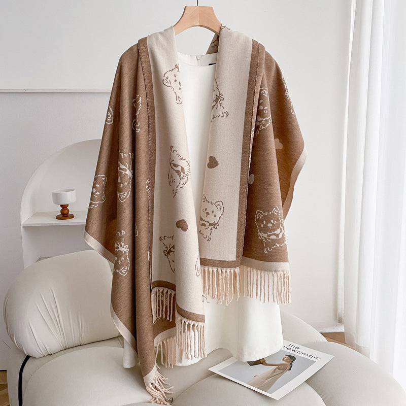 Everyday Warmth Scarf – Double-Sided Charm for Any Outfit