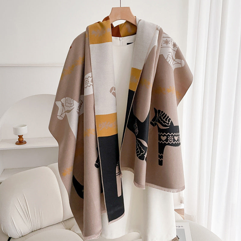 Everyday Warmth Scarf – Double-Sided Charm for Any Outfit