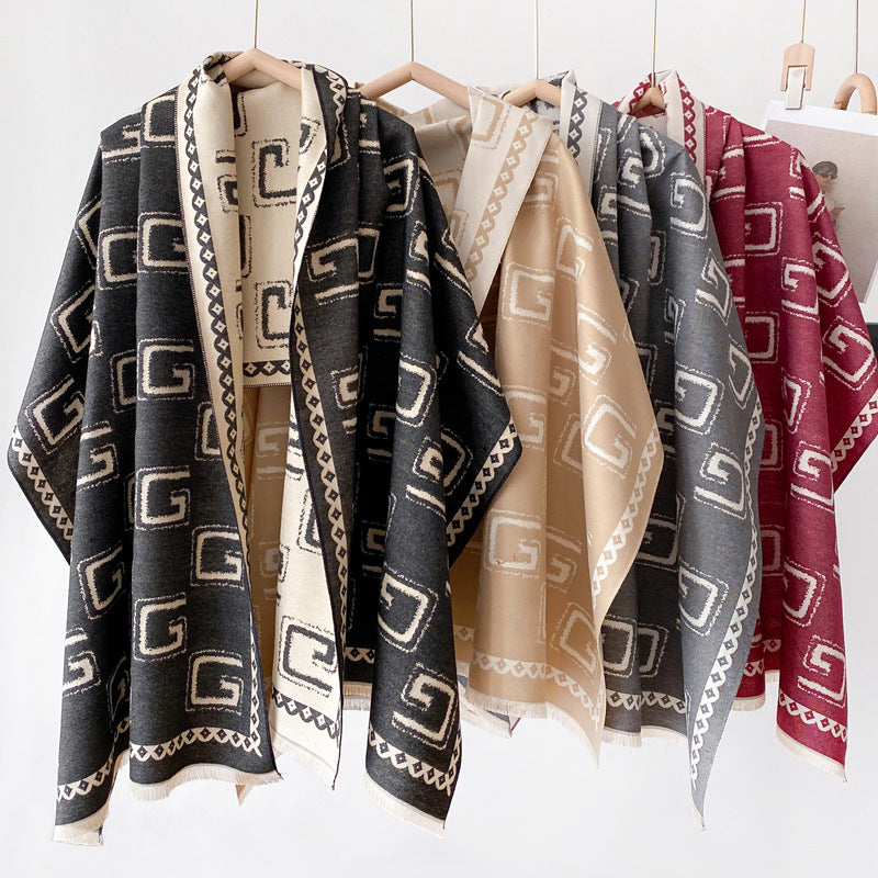 Stay Snug and Stylish with This Plush Shawl